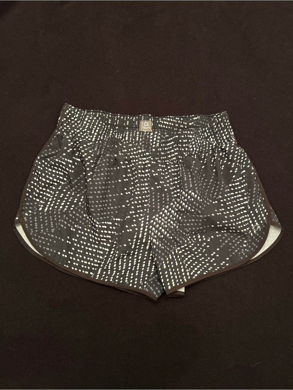 GapFit Black and White Printed Active Skirt AS